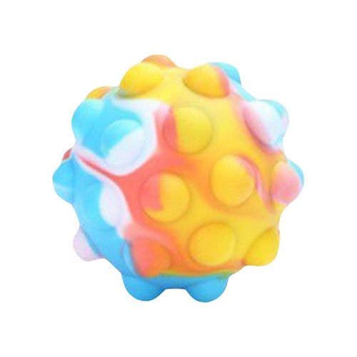 Jouet Anti-Stress Arc-En-Ciel, Bulle Anti-Stress, Puzzle De Bureau À Décompression Sensorielle En Silicone, Jouet De Noël Amusant