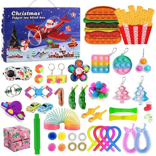 Ensemble De Jouets De Décompression À Presser Pour Parents Et Enfants, Cadeaux De Noël, Pour La Maison, L'École, Le Bureau, La Fête
