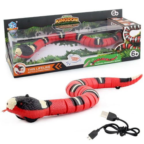 Jouets À Détection Intelligente Serpent Chats, Jouets Interactifs Électriques Pour Chats, Chargeur Usb, Accessoires Pour Animaux De Compagnie, Jeu De Chiens, Nouveauté