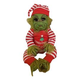 Peluche Ensemble-cadeau en peluche grinch avec costume de père Noël  amovible, vert MERKX - Cdiscount Jeux - Jouets