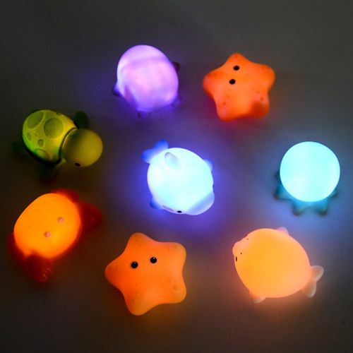 Ensemble De 8 Jouets De Bain Pour Garçons Et Filles, Dauphin Animaux Pour Tout-Petits 1-3 Jouets D'Eau Légers Pour Le Développement Des Enfants