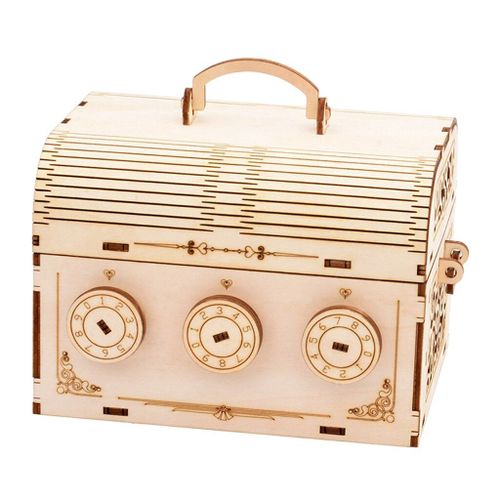 Boîte À Mot De Passe En Bois Pour Enfants De 7 Ans Et Plus, Kit De Bricolage, Jouets Éducatifs, Développement Du Cerveau, Pour Adultes