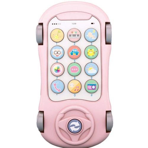 Téléphone Portable Montessori Pour Enfants, Jouet Éducatif Pour Bébé De 1 An Et 2 Ans, Pour Garçon De 13 À 24 Mois, Machine D'Apprentissage Musical