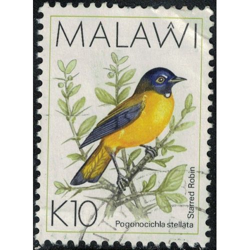 Malawi 1994 Oblitéré Used Oiseau Bird Pogonocichla Stellata Rougegorge Étoilé Su