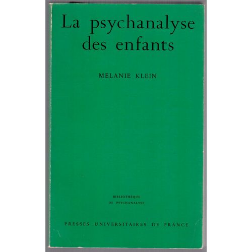 La Psychanalyse Des Enfants