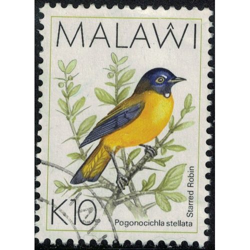 Malawi 1994 Oblitéré Used Oiseau Bird Pogonocichla Stellata Rougegorge Étoilé Su
