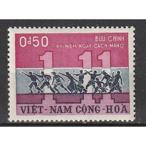 Timbre Vietnam Du Sud "Le 1er Anniversaire De La Révolution Contre Ngo Dinh Diem 1964" Neuf* Avec Trace De Charnière N° 247