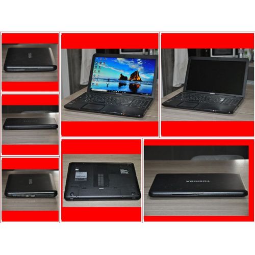 Toshiba Satellite C850D-11F - 15.6" AMD E1-1200 - 1.4 Ghz - Ram 4 Go - DD 320 Go