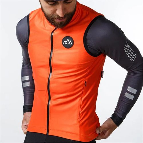 Gilet Coupe-Vent À Manches Longues Pour Hommes,Chemise De Vélo Coupe-Vent,Veste Imperméable,Maillot De Vélo,Haut De Sport De Cyclisme,Gilet Coupe-Vent Fin,Adapté Aux Candidats