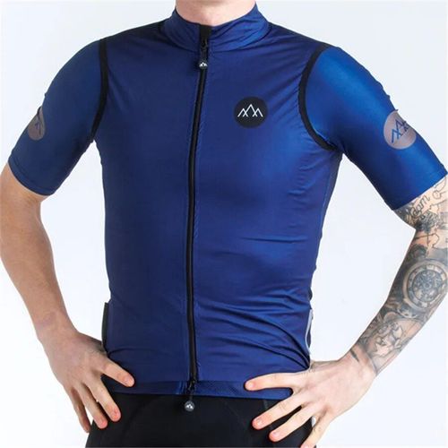 Gilet Coupe-Vent À Manches Longues Pour Hommes,Chemise De Vélo Coupe-Vent,Veste Imperméable,Maillot De Vélo,Haut De Sport De Cyclisme,Gilet Coupe-Vent Fin,Adapté Aux Candidats