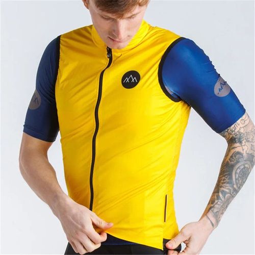 Gilet Coupe-Vent À Manches Longues Pour Hommes,Chemise De Vélo Coupe-Vent,Veste Imperméable,Maillot De Vélo,Haut De Sport De Cyclisme,Gilet Coupe-Vent Fin,Adapté Aux Candidats