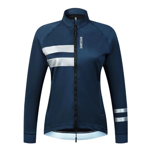Wosawe-Veste De Cyclisme Pour Femme,Maillot De Vélo De Route,Degré D'eau,Coupe-Vent,Garder Au Chaud,Thermique Softshell,Vestes D'hiver,0   15 ¿