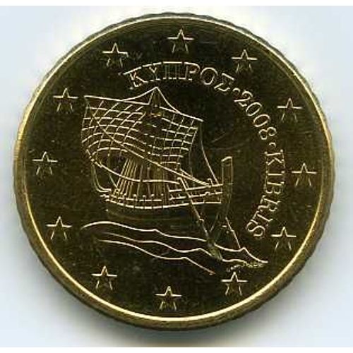 Chypre 50 Centimes 2008