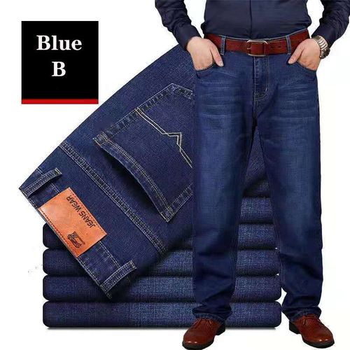 Jean Respzed En Denim Pour Homme,Pantalon Droit,Baggy,Décontracté,Grande Taille 50,10xl