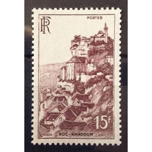 Rocamadour 15f (Impeccable N° 763) Neuf** Luxe (= Sans Trace De Charnière) - Cote 5,35 - France Année 1946 - Brn83 - N16946