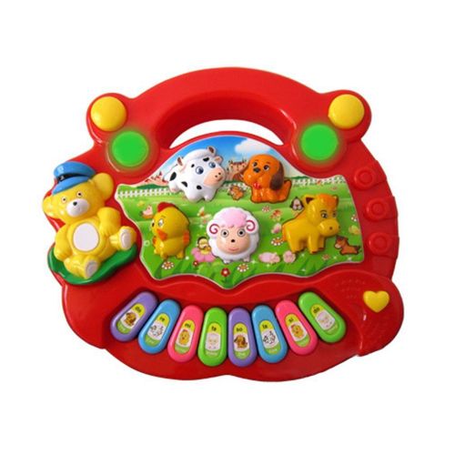 Jouets De Musique D'Animaux De Ferme, Piano Pour Enfants, Clavier Sonore, Instruments De Musique Pour Bébés