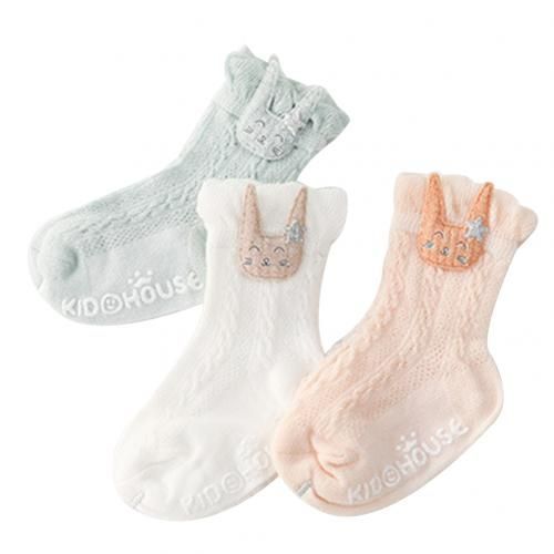 Chaussettes En Coton Élastique Antidérapantes Pour Nouveau-Né Garçon Et Fille, 3 Paires, Pratiques, Durables, Multi-Décontractées, Radis, Chat, Poisson