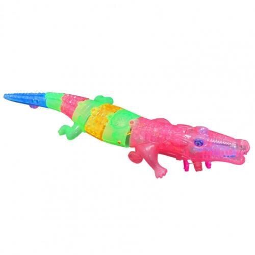 Jouet Crocodile Animal Lumineux, Jouet Récréatif, Joli Exercice Électrique Led, Modèle Animal