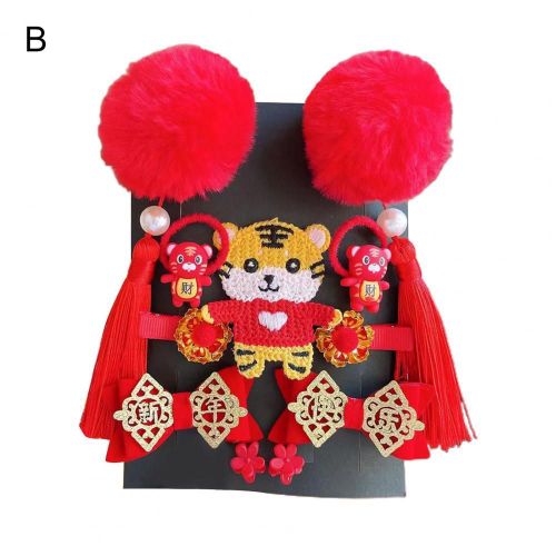 Ensemble D'Épingles À Cheveux Amusantes Pour Filles, 11 Pièces/Ensemble, N¿Ud Papillon, Fleur, Élément Animal, Ensemble De Coiffure Festif