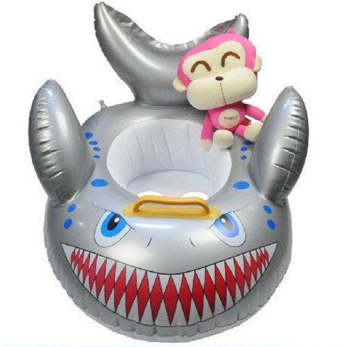 Siège De Piscine Gonflable, Flotteur Requin, Accessoires De Piscine En Plastique Pour Enfants, Cercle De Natation Gonflable, Jouet De Bateau De Catoon Pour Bébé