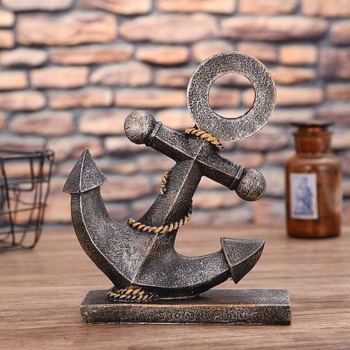 Sculpture Vintage En Résine, Modèle Ancre De Bateau, Sculpture Artistique, Décoration De La Maison