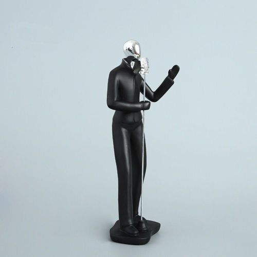 Sculpture Abstraite Moderne De Groupe De Musique, Chanteur En Plomb, Modèle De Statue D'Art En Résine, Décoration De Maison, Cadeau