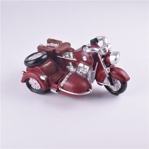 Sculpture Vintage, Simulation De Moto, Pot De Sauvegarde, Modèle De Statue, Sculpture D'Art En Résine, Figurine, Décorations Pour La Maison