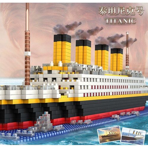 Bateau De Croisière 3d Titanic De Luxe, Assemblage De 1860 Pièces, Blocs De Construction En Briques, Jouet Éducatif, Cadeau Pour Enfants