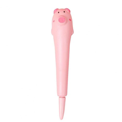 Stylo À Gel Anti-Goutte Éponge Anti-Pression, Jouets À Presser, Stylo Signature En Forme De Cochon Mignon, Jouet Anti-Stress Pour Étudiants
