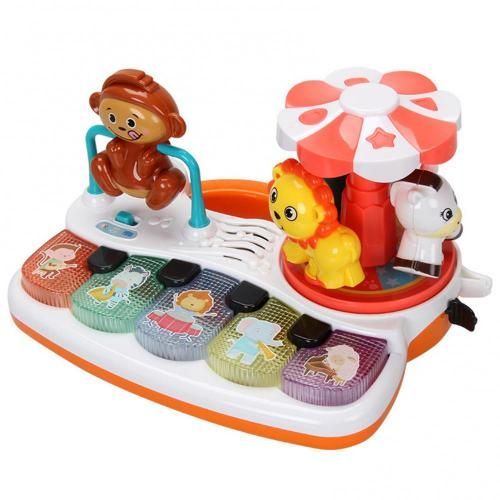 Jouet Musical En Forme D'Animal Pour Bébé, Piano Carrousel, Multifonctionnel, Jouet Éducatif, Cadeau Pour Enfants, 2021
