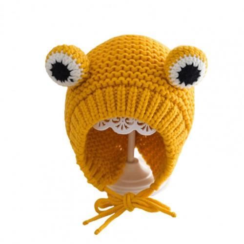 Chapeau De Bébé En Forme D'Animal De Dessin Animé, Accessoire De Photographie, Respirant, Bonnet Tricoté Pour Bébé Grenouille, Bambins