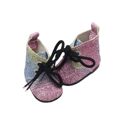 Chaussures De Poupée Décoratives, 1 Paire, Jouet Multifonctionnel, Design De Loisirs, Habillement, Chaussures De Bébé, Jouet D'Enfant Pour Le Divertissement