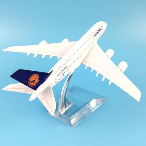 Modèle D'Avion Jouet Pour Enfants, Avion A380 Lufthansa, Passager Aérien, Cadeau 1/400, 2021