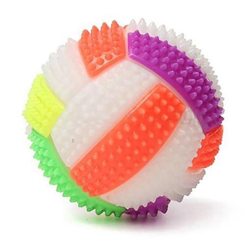 Jouets Lumineux Led Anti-Stress Pour Adultes, Massage Scintillant Et Brillant, Boule De Hérisson, Boule De Volley-Ball, Jouets Amusants Pour Enfants, Cadeau