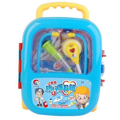 Ensemble De Jouets De Simulation De Médecin Sûr Pour Enfants, Valise Médicale En Plastique, Jouets D'Infirmière