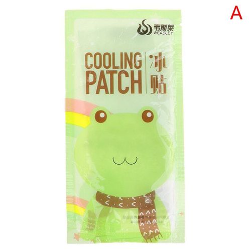 Autocollants De Glace Rafraîchissant Pour Bébé, Compression Rafraîchissante, Feuille De Refroidissement Pour Nourrissons, Chaleur, Pâte Glacée D'Été, 1 Sachet = 2 Pièces