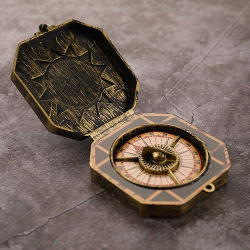 Jouet De Pirate Boussole Nautique, 1 Pièce, Costume De Capitaine Pirate, Accessoires De Décoration De Fête Cosplay D'Halloween