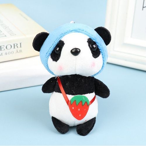 Porte-Clés Panda En Peluche, 12cm, Mignon, Dessin Animé, Animal En Peluche, Jouets, Pendentif, Poupée, Cadeau Pour Enfants
