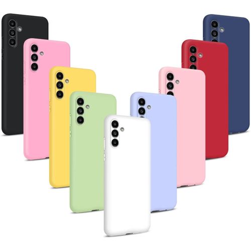 9x Coque Pour Samsung Galaxy A13 5g, Étui Housse Ultra Mince Souple En Tpu Silicone, Couleurs De Sucrerie Case Cover - Noir, Bleu, Vert Menthe, Rouge, Blanc, Rose Clair, Violet, Rose, Jaune