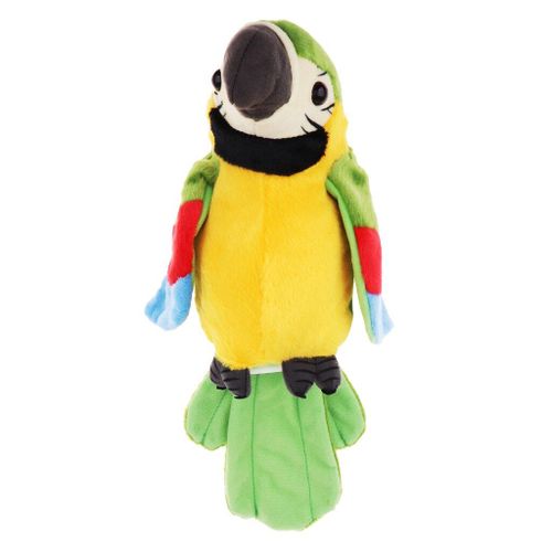 Jouet Interactif En Forme De Perroquet Parlant, Répétition De Ce Que Vous Dites, Animal De Compagnie Électronique En Peluche