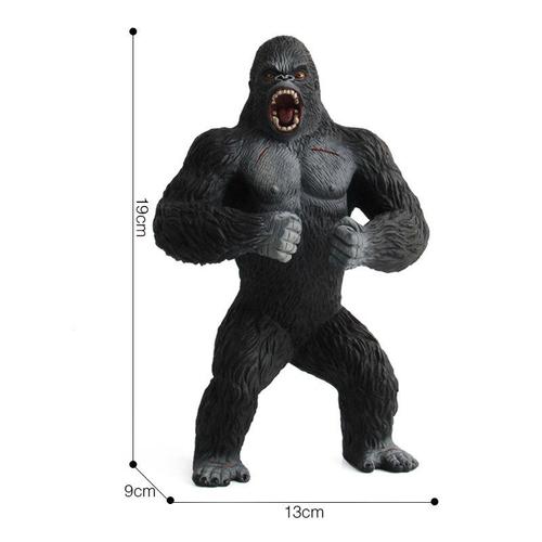 Figurines De Dessin Animé King Kong Gorille, Jouets D'Action, Modèle De Collection, Grandes Poupées D'Animaux Chimpanzés, Cadeau Pour Garçons Et Enfants