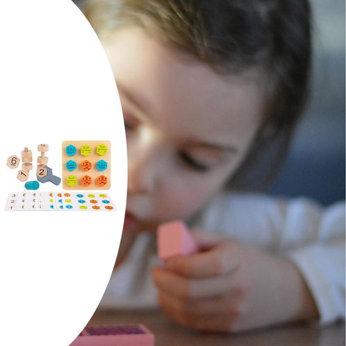 Puzzle En Forme De Bois Montessori, Activités D'Apprentissage, Tri De Jouets Pour Bébé, Jeu D'Écrou, Blocs D'Écrou Assortis Pour Garçons Et Filles