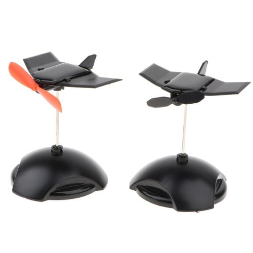 Figurine D'Avion Rotative À Hélice Solaire, Décoration De Maison, Science Et