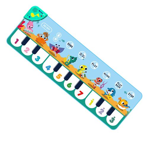Tapis De Jeu Musical Pour Bébé, 110x36cm, Son D'Animaux, 8 Instruments, Tonalité Réglable, Clavier De Piano, Jouets Éducatifs Pour Enfants, Cadeau