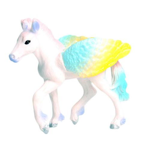Jouet Licorne Arc-En-Ciel 8.5 Cm, Figurine De Cheval Mystique, Modèle Animal Fantaisie