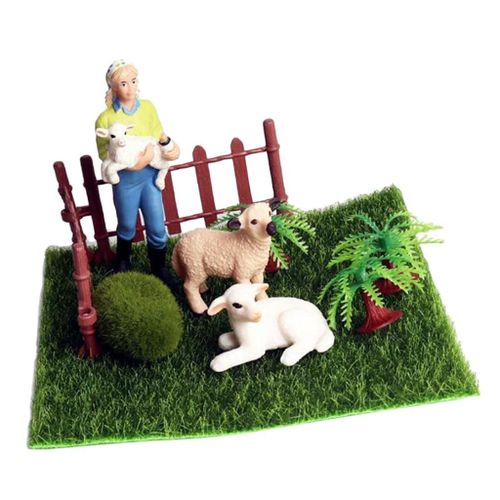 Micro Décor De Paysage, Animaux Miniatures, Ferme, Jardin, Mouton, Mignon