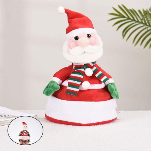 Chapeau De Noël Électrique Amusant, Cadeau De Nouvel An, Chant Et Danse, Jouet De Père Noël, Décoration Suspendue À La Maison Avec Musique