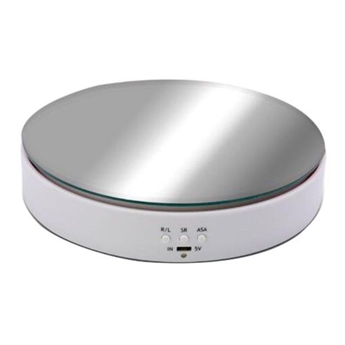 Présentoir Rotatif À 360 ° Pour Téléphone Portable, Surface Miroir Motorisée Pour Produits Cosmétiques