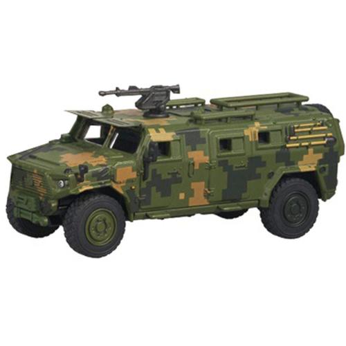 Camion D'Armure Moulé Sous Pression En Alliage, Modèle Guerrier Chinois, Camion De Combat Miniature, Jouet De L'Armée Pour Garçons, Collection Cadeau 1/64