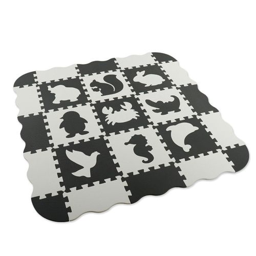 Tapis De Jeu À Motifs D'Animaux De Dessin Animé, Puzzle En Mousse Pour Enfants, Tapis De Gymnastique Pour Bébé, Tapis Rampant
